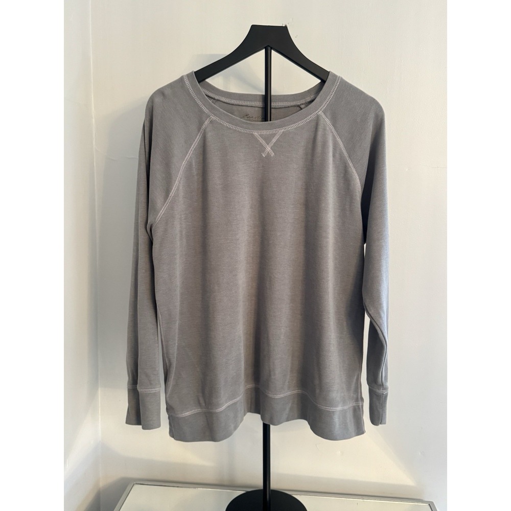 Eddie Bauer Men's Gray Crewneck Sweatshirt Sz 2XL‎ Cotton Blend Casual Comfy